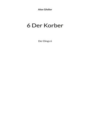 cover image of Der Korber